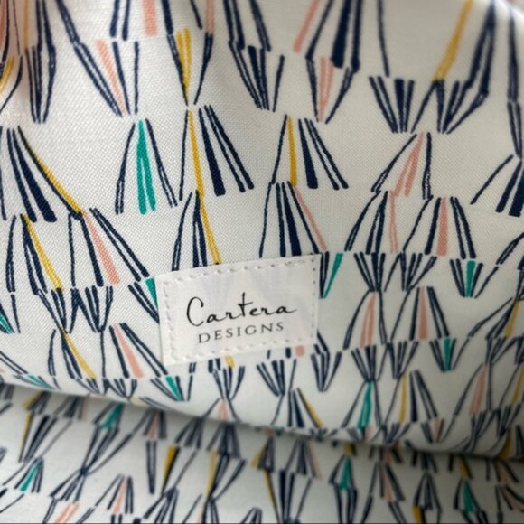 Cartera Designs | Navy Chevron & Goil Foil Cork Leather | Tainted Love Clutch - Picture 9 of 11